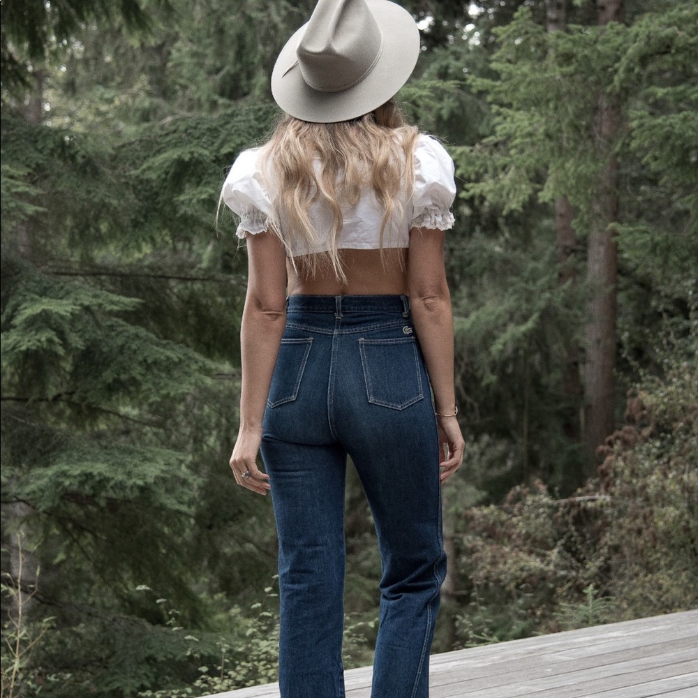 Vintage High Rise Lacoste Jeans